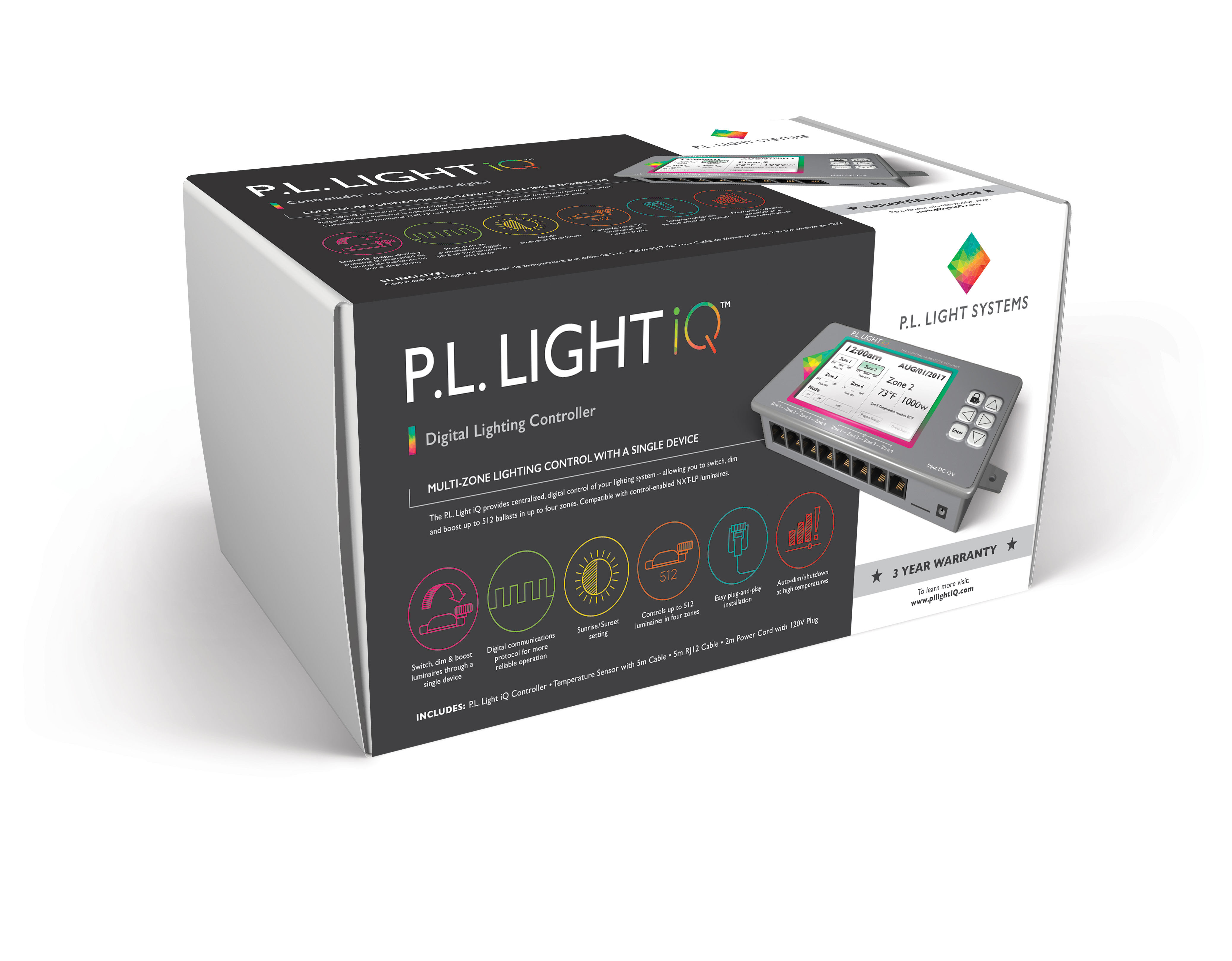 P.L. Light iQ - packaging