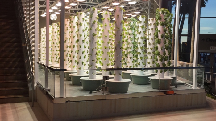 Tower farms vertical towers at the Orange county convention center