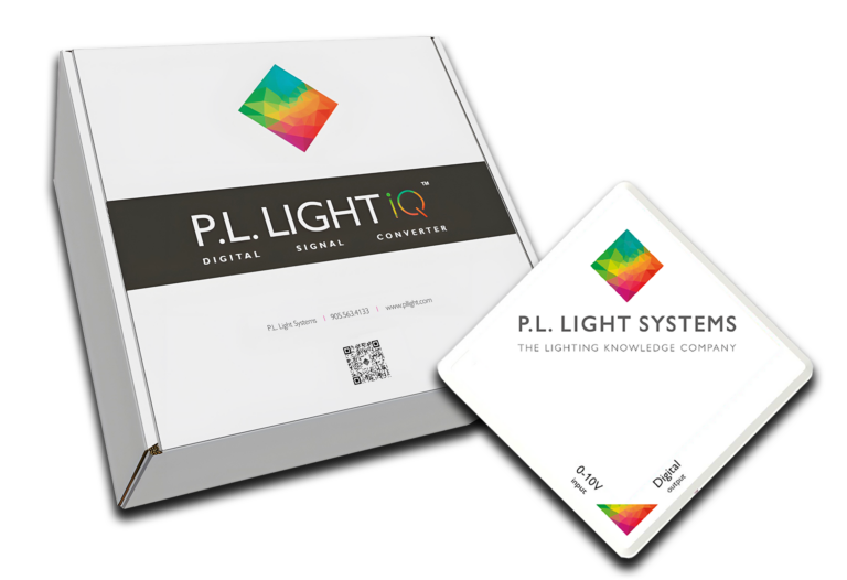 P.L. Light iQ digital signal converter unit with retail packaging