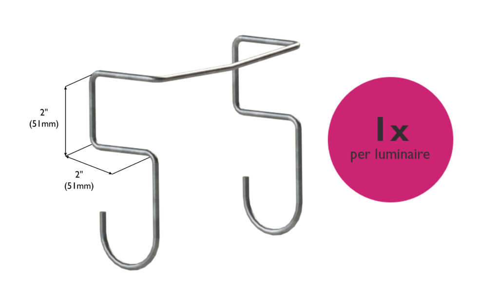 NXT2 mounting option, 2 inch by 2 inch track bracket