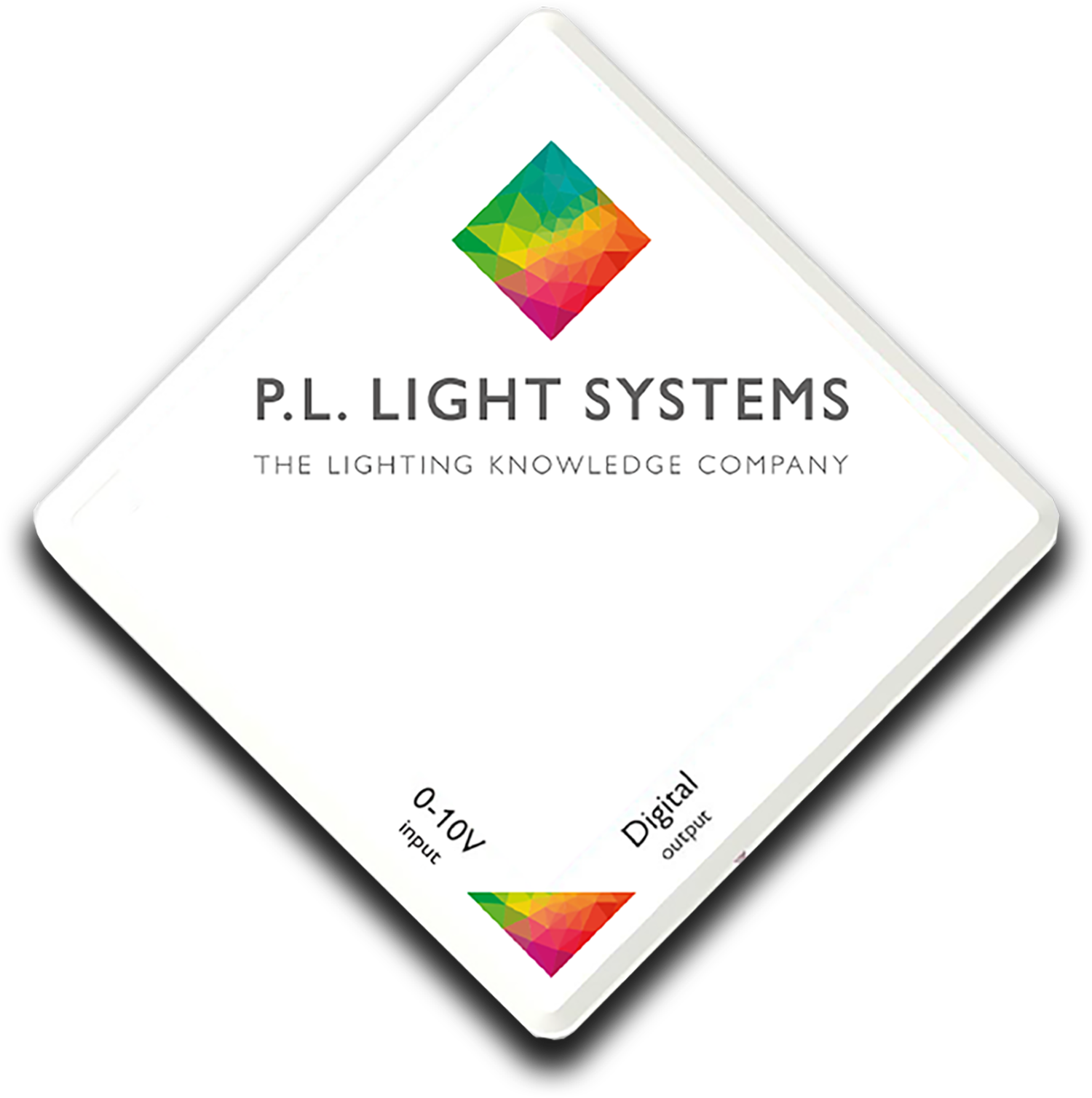 P.L. Light IQ Digital Converter showing the 0-10V input and digital output labels