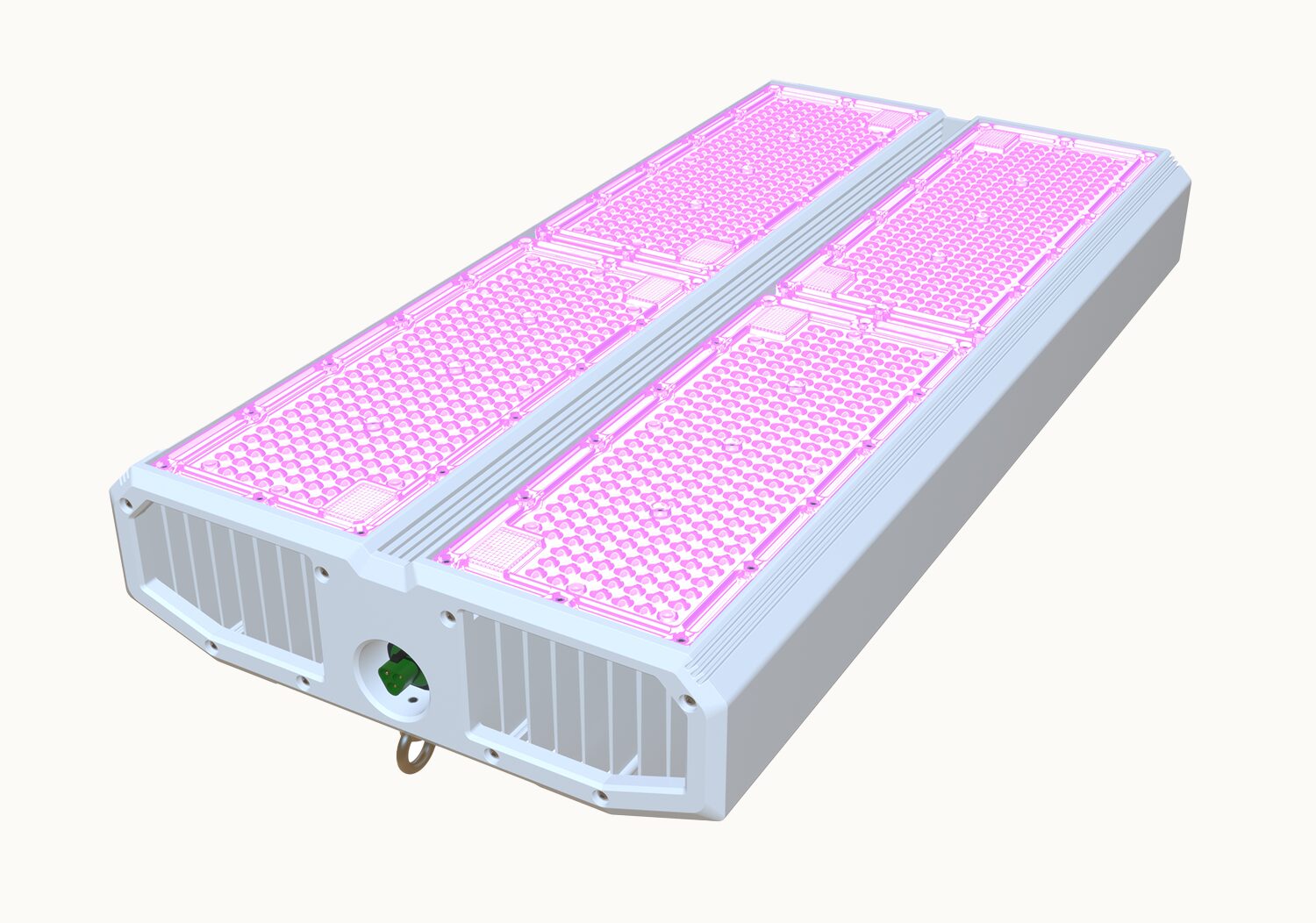 ParFX Ultra horticultural LED grow light, illuminated bottom view